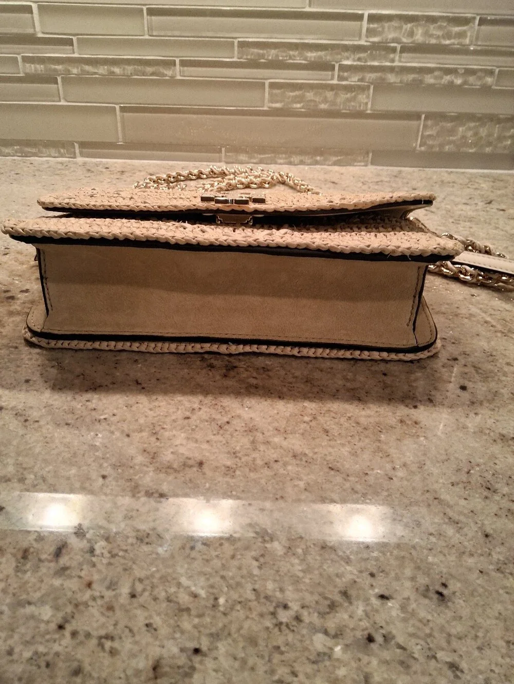 Tory Burch Britten Chain Wallet Wristlet Crossbody